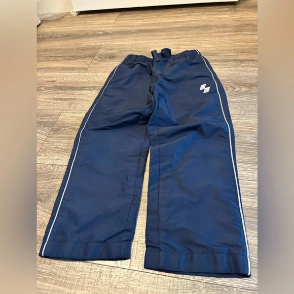 Children's Place Sport Windbreaker Pants Fully Lined Boys Size S/P 5/6 Blue - Picture 1 of 3